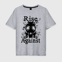 Мужская футболка оверсайз Rise Against rock