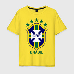 Мужская футболка оверсайз Brasil CBF