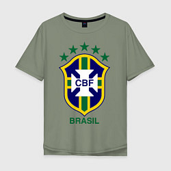 Мужская футболка оверсайз Brasil CBF