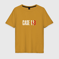 Футболка оверсайз мужская Case 143, цвет: горчичный