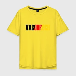 Футболка оверсайз мужская VAGODROCH, цвет: желтый