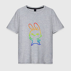 Мужская футболка оверсайз Color Rabbit