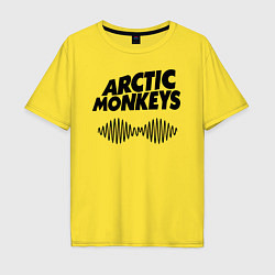 Футболка оверсайз мужская Arctic Monkeys, цвет: желтый