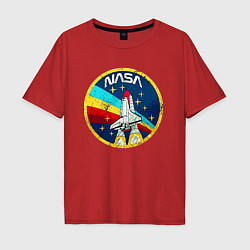 Мужская футболка оверсайз NASA - emblem - USA