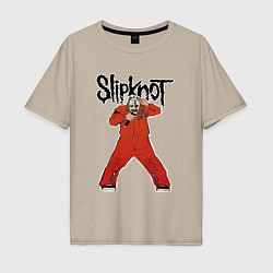 Мужская футболка оверсайз Slipknot fan art