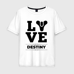 Мужская футболка оверсайз Destiny love classic