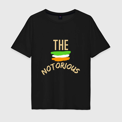 Мужская футболка оверсайз The Notorious / Черный – фото 1