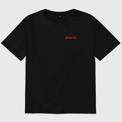 Мужская футболка оверсайз Arasaka uniform / Черный – фото 1
