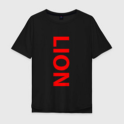 Футболка оверсайз мужская Red Lion, цвет: черный