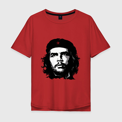 Мужская футболка оверсайз Ernesto Che Guevara / Красный – фото 1