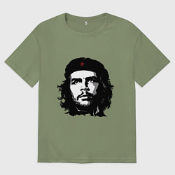 Футболка оверсайз мужская Ernesto Che Guevara, цвет: авокадо