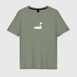 Мужская футболка оверсайз Minimal goose