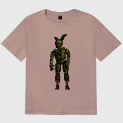 Футболка оверсайз мужская Springtrap, цвет: пыльно-розовый