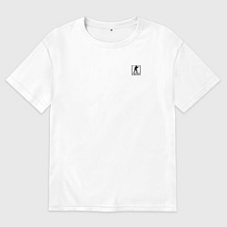 Футболка оверсайз мужская CS:GO - Graffiti Angel of Death, цвет: белый