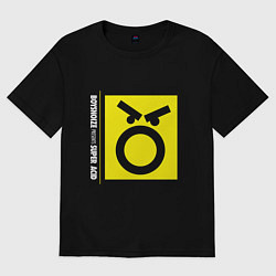Футболка оверсайз мужская Boys noize, цвет: черный