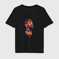 Футболка оверсайз мужская Lebron look up, цвет: черный