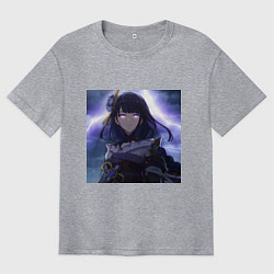 Футболка оверсайз мужская Raiden love, цвет: меланж