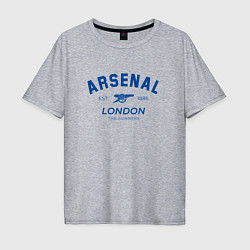 Футболка оверсайз мужская Arsenal london the gunners, цвет: меланж