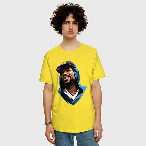 Мужская футболка оверсайз Method Man / Желтый – фото 3