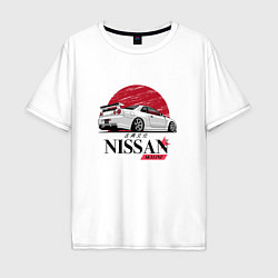 Мужская футболка оверсайз Nissan Skyline japan