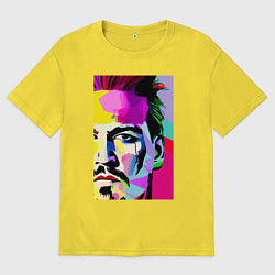 Футболка оверсайз мужская Johnny Depp - celebrity, цвет: желтый