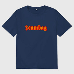 Футболка оверсайз мужская Scumbag, цвет: тёмно-синий