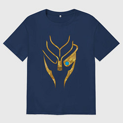 Футболка оверсайз мужская Mass Effect Garrus, цвет: тёмно-синий