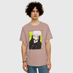 Футболка оверсайз мужская Андройд 9S, цвет: пыльно-розовый — фото 2