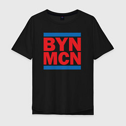 Футболка оверсайз мужская Run Bayern Munchen, цвет: черный