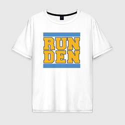 Футболка оверсайз мужская Run Denver Nuggets, цвет: белый