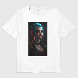 Футболка оверсайз мужская Jinx League of Legends, цвет: белый