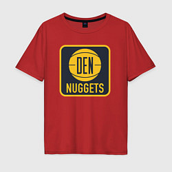 Мужская футболка оверсайз Den Nuggets