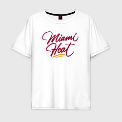 Мужская футболка оверсайз Miami Heat fan