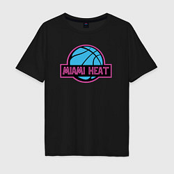 Мужская футболка оверсайз Miami Heat team