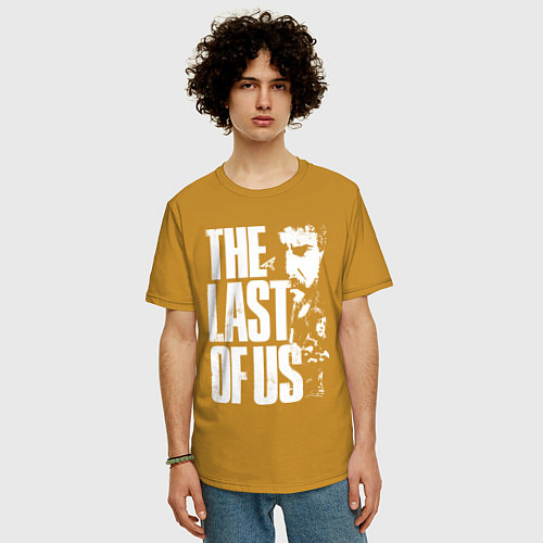 Мужская футболка оверсайз The last of us game / Горчичный – фото 3