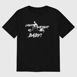 Футболка оверсайз мужская Yeah buddy light weight, цвет: черный