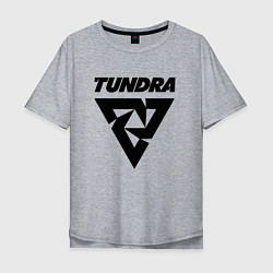 Футболка оверсайз мужская Tundra esports logo, цвет: меланж