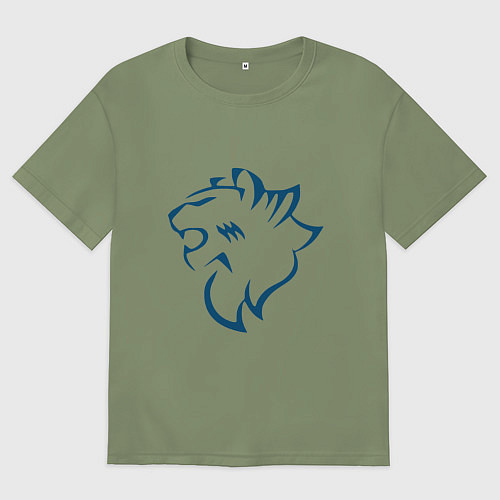 Мужская футболка оверсайз Логотип Sitrak / Авокадо – фото 1