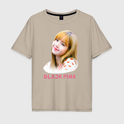 Мужская футболка оверсайз Lisa Blackpink