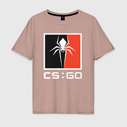 Мужская футболка оверсайз CS spider