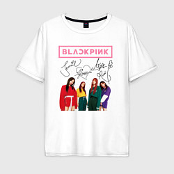 Мужская футболка оверсайз Blackpink Lisa Jisoo Jennie Rose