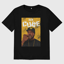 Футболка оверсайз мужская Ice Сube, цвет: черный