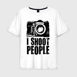 Мужская футболка оверсайз Shoot photographer