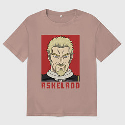 Футболка оверсайз мужская Аскеладд, цвет: пыльно-розовый
