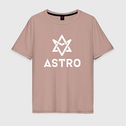 Мужская футболка оверсайз Astro logo