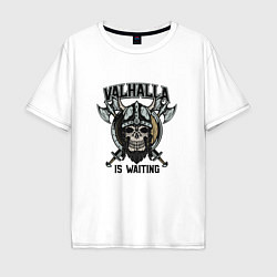 Мужская футболка оверсайз Valhalla Is Waintng