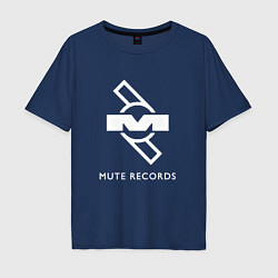 Мужская футболка оверсайз Depeche Mode Mute Records Logo