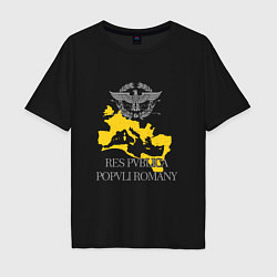 Футболка оверсайз мужская Rome empire, цвет: черный