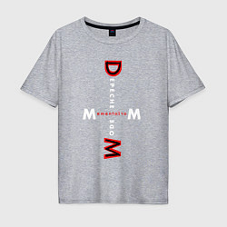 Футболка оверсайз мужская Depeche Mode - Memento Mori MM, цвет: меланж
