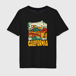 Мужская футболка оверсайз California mountains